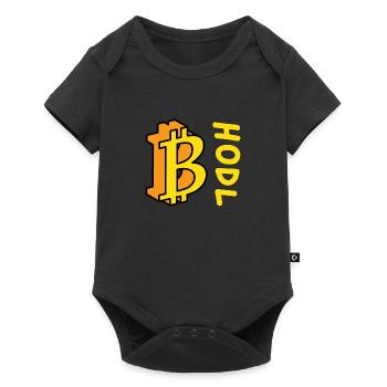 Bitcoin BTC HODL Comics Style - Baby Premium short-sleeve bodysuit - black - Front