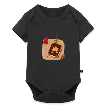 Autumn Books - Baby Premium short-sleeve bodysuit - black - Front