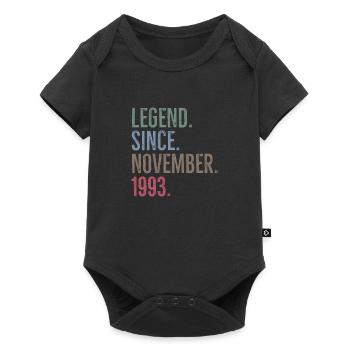 Légende depuis novembre 1993 - Body à manches courtes Premium Bébé - noir - Devant