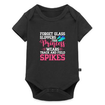 Forget Glass Slippers – Running Lover Runner Sport - Body à manches courtes Premium Bébé - noir - Devant