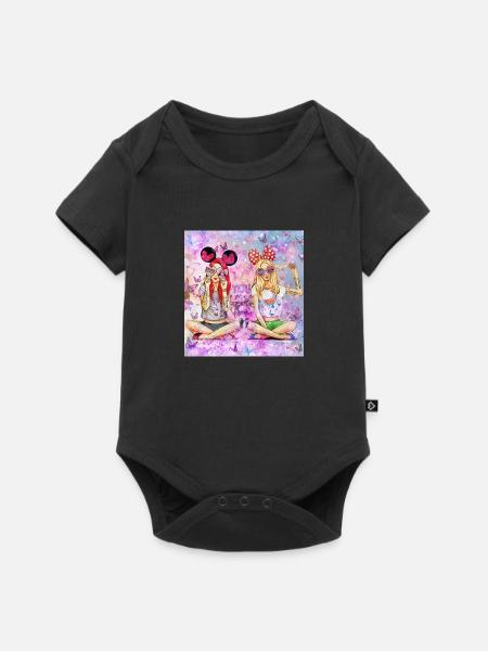 BESTiiiiiiiis - Baby Premium Kurzarmbody - Schwarz