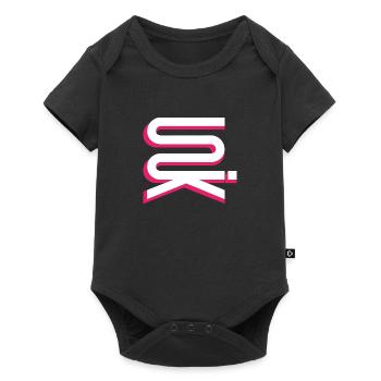 UNIK high vertical whitepink - Body à manches courtes Premium Bébé - noir - Devant