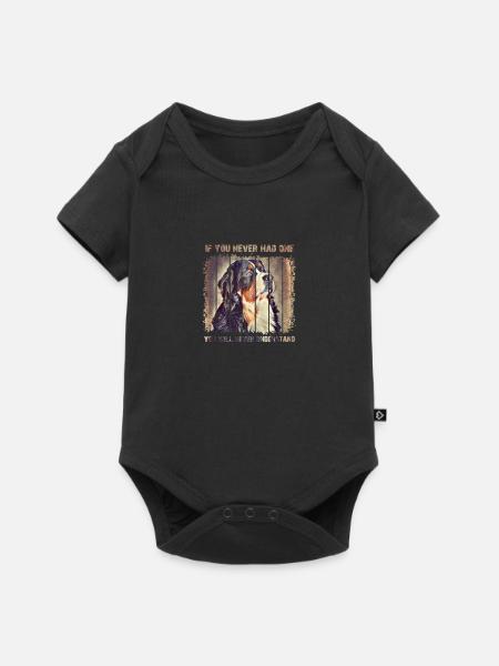 Berner Sennenhund - Baby Premium Kurzarmbody - Schwarz