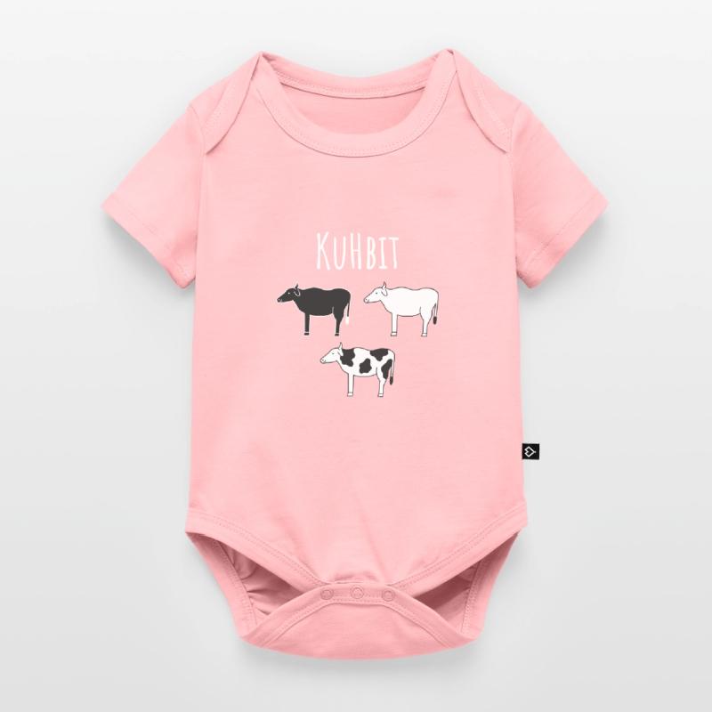 Quantencomputing mit Kühen Lustig Geschenk Kuhbit Baby Premium Kurzarmbody