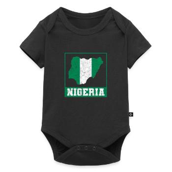 Nigéria Nigérian Afrique Flag Fierté I Cadeau - Body à manches courtes Premium Bébé - noir - Devant