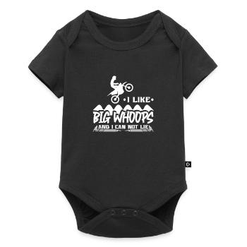 Motocross I Like Big Whoops And I Cannot Lie Funny - Baby Premium Kurzarmbody - Schwarz - Vorne