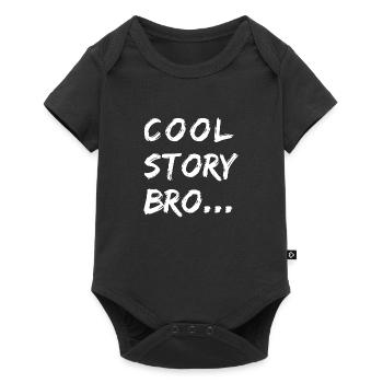 COOL STORY BRO - Baby Premium Kurzarmbody - Schwarz - Vorne