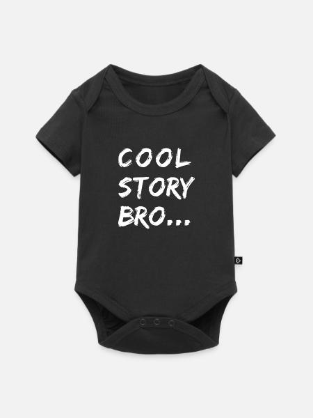 COOL STORY BRO - Baby Premium Kurzarmbody - Schwarz