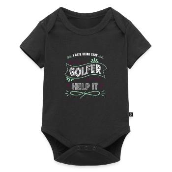 happy space ship birthday present night sky - Baby Premium Kurzarmbody - Schwarz - Vorne