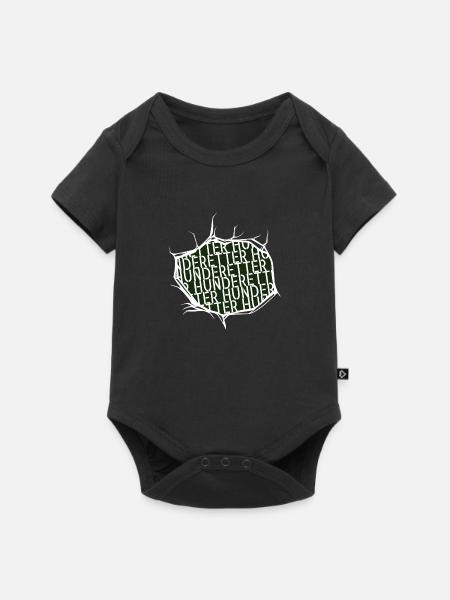 lustiger spruch umweltschutz geschenkidee - Baby Premium Kurzarmbody - Schwarz