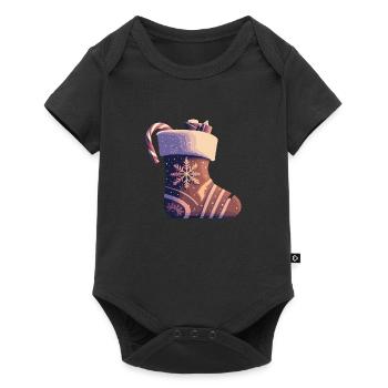 Bas de Noël - Body à manches courtes Premium Bébé - noir - Devant