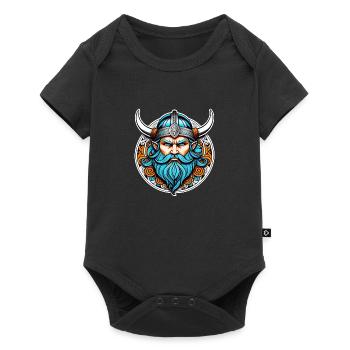 Viking Odin Thor Valhalla - Baby Premium short-sleeve bodysuit - black - Front