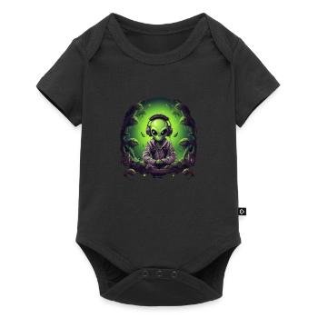 Cadeau extraterrestre Gamer Gamer, Créature extraterrestre - Body à manches courtes Premium Bébé - noir - Devant