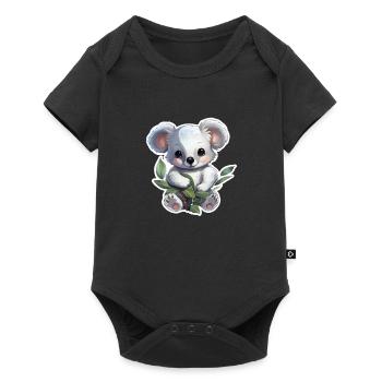 Koala Mignon - Body à manches courtes Premium Bébé - noir - Devant
