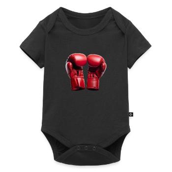 La boxe demande de l’entraînement et de la discipline - Body à manches courtes Premium Bébé - noir - Devant