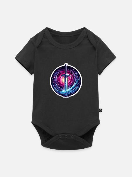 Celestial Sword - Baby Premium Kurzarmbody - Schwarz