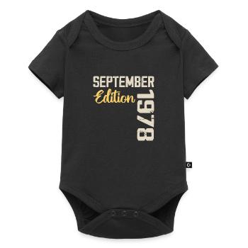 September 1978 - 46th Anniversary September 1978 - Baby Premium short-sleeve bodysuit - black - Front