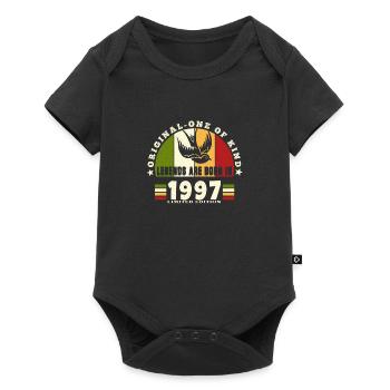1997 Vintage Anniversaire Légende Cadeau - Body à manches courtes Premium Bébé - noir - Devant