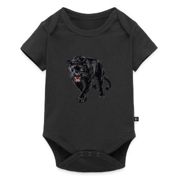 Panthère - Body à manches courtes Premium Bébé - noir - Devant