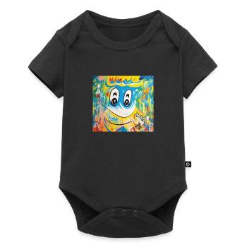 sketch to image 20241129 194043 - Baby Premium Kurzarmbody - Schwarz - Vorne