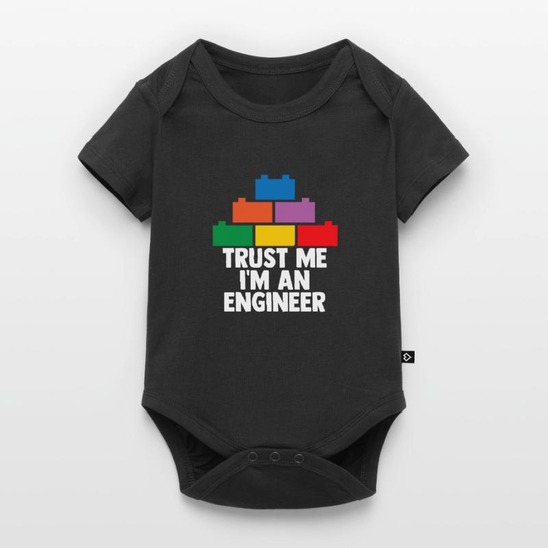 Brick Builder Brick Building Master Builder Baby Premium short-sleeve bodysuit