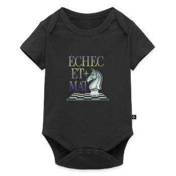 Echec et Mat - Body à manches courtes Premium Bébé - noir - Devant