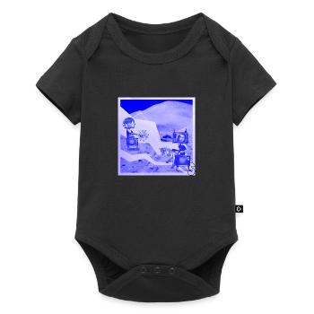 TV-STAR 3 - Baby Premium Kurzarmbody - Schwarz - Vorne