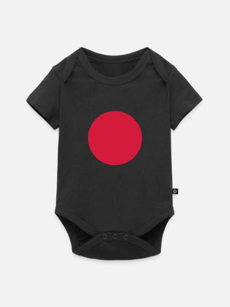 Kreis - Baby Premium Kurzarmbody - Schwarz