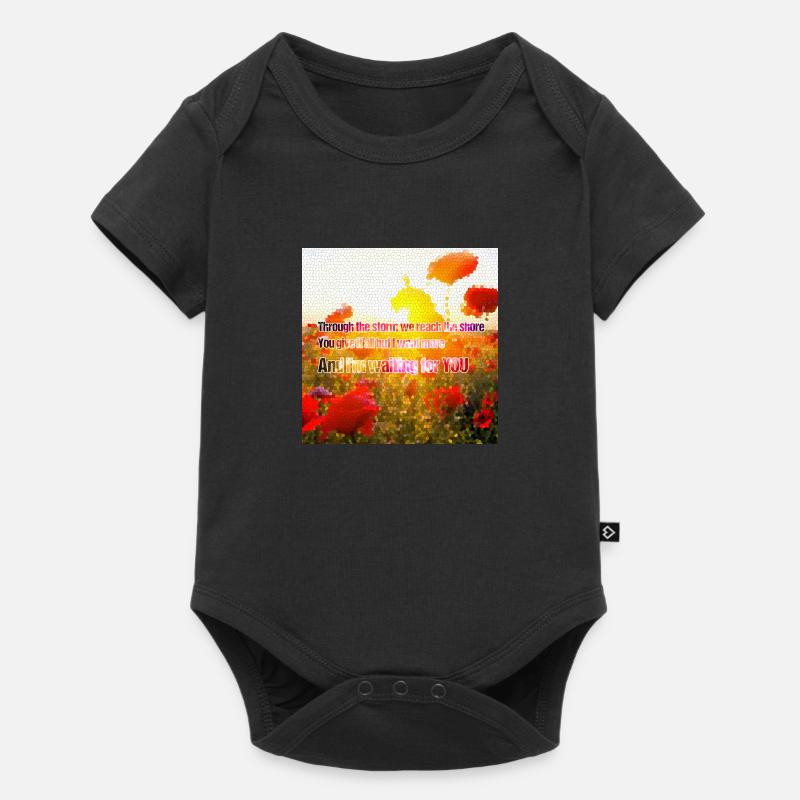 u2 with or without you - Body à manches courtes Premium Bébé - noir