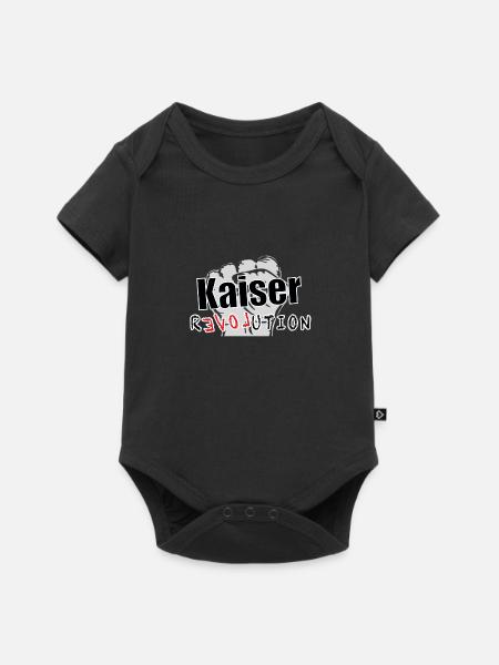 Revolution Kaiser - Baby Premium Kurzarmbody - Schwarz