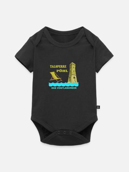 Talsperre Pöhl Vogtland 2017 - Baby Premium Kurzarmbody - Schwarz