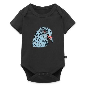 pigeonnot - Baby Premium short-sleeve bodysuit - black - Front