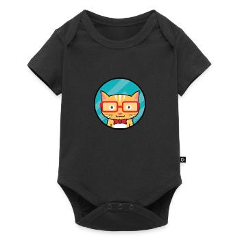 Eyewear Cat Shirt & Gift - Baby Premium short-sleeve bodysuit - black - Front