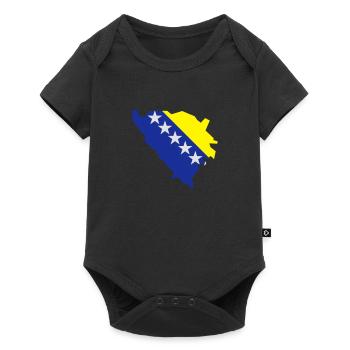 Bosnien Herzegowina - Baby Premium Kurzarmbody - Schwarz - Vorne