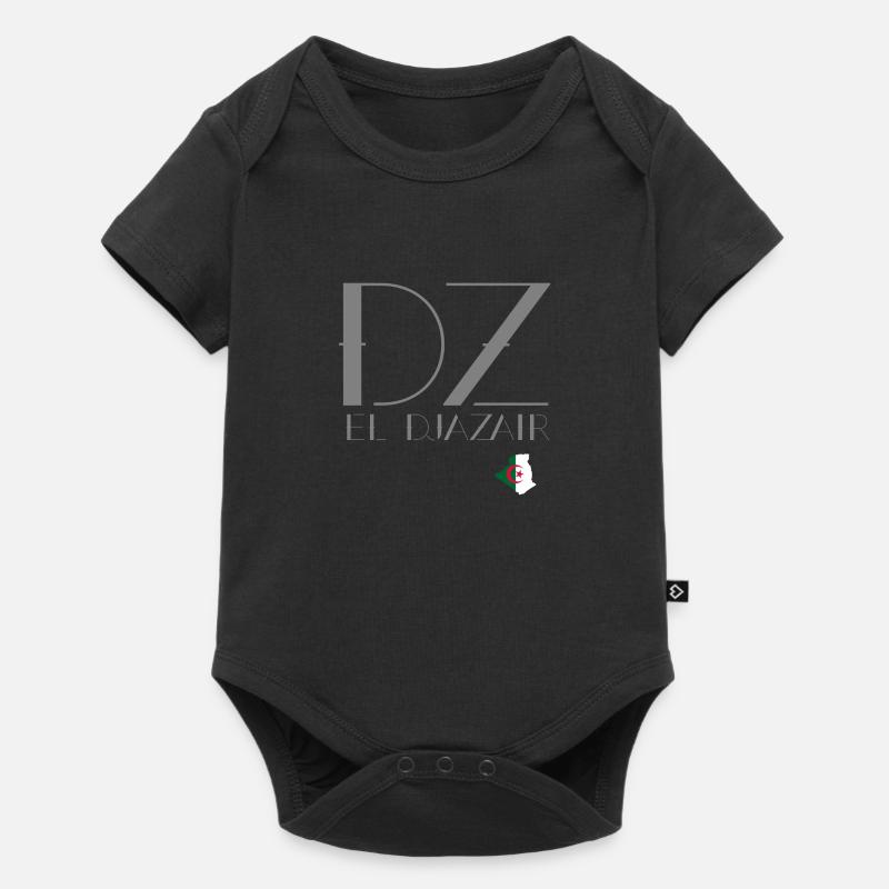 DZ gris - Body à manches courtes Premium Bébé - noir