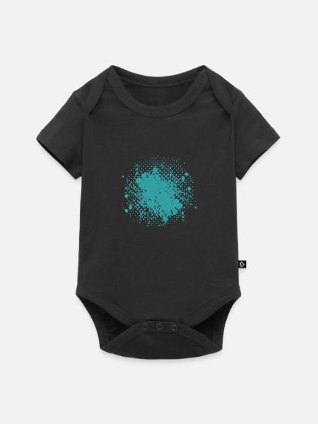 Vector background de - Baby Premium Kurzarmbody - Schwarz