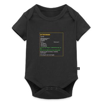 Legendäre Katzenmama Legendär Katzen Tiere Cat - Baby Premium Kurzarmbody - Schwarz - Vorne