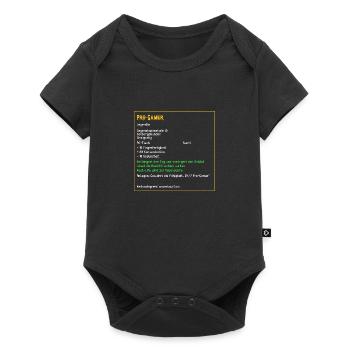 Legendärer Pro Gamer Legendär Held PC Zocken Gamer - Baby Premium Kurzarmbody - Schwarz - Vorne