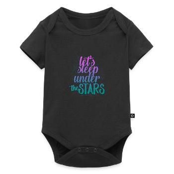 Ciel étoilé - Body à manches courtes Premium Bébé - noir - Devant