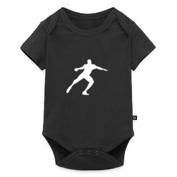 Athlétisme Discus - Body à manches courtes Premium Bébé - noir - Devant