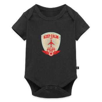Pilot Aircraft Driver Aircraft Jet Gift - Baby Premium short-sleeve bodysuit - black - Front