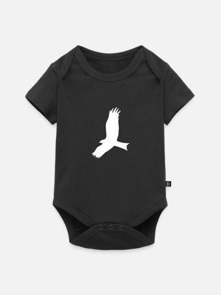 Bird - Baby Premium Kurzarmbody - Schwarz