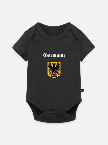 Germany - Baby Premium Kurzarmbody - Schwarz