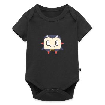 Vampire Dracula Enfants Halloween Monstre Cadeau - Body à manches courtes Premium Bébé - noir - Devant