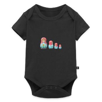 Evolution Matroschka - Baby Premium Kurzarmbody - Schwarz - Vorne