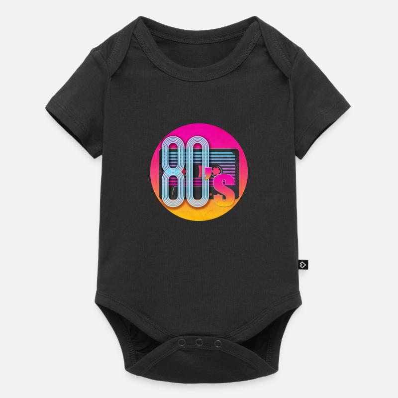 Cassette de 80 - Body à manches courtes Premium Bébé - noir