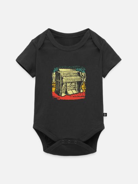 Organist - Baby Premium Kurzarmbody - Schwarz