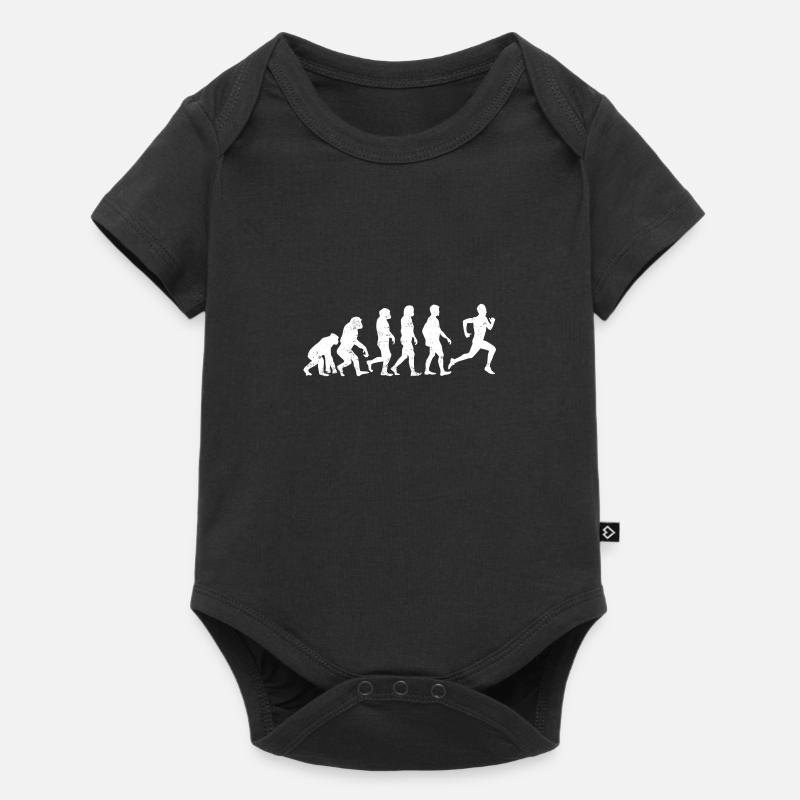 Evolution Running - Baby Premium short-sleeve bodysuit - black
