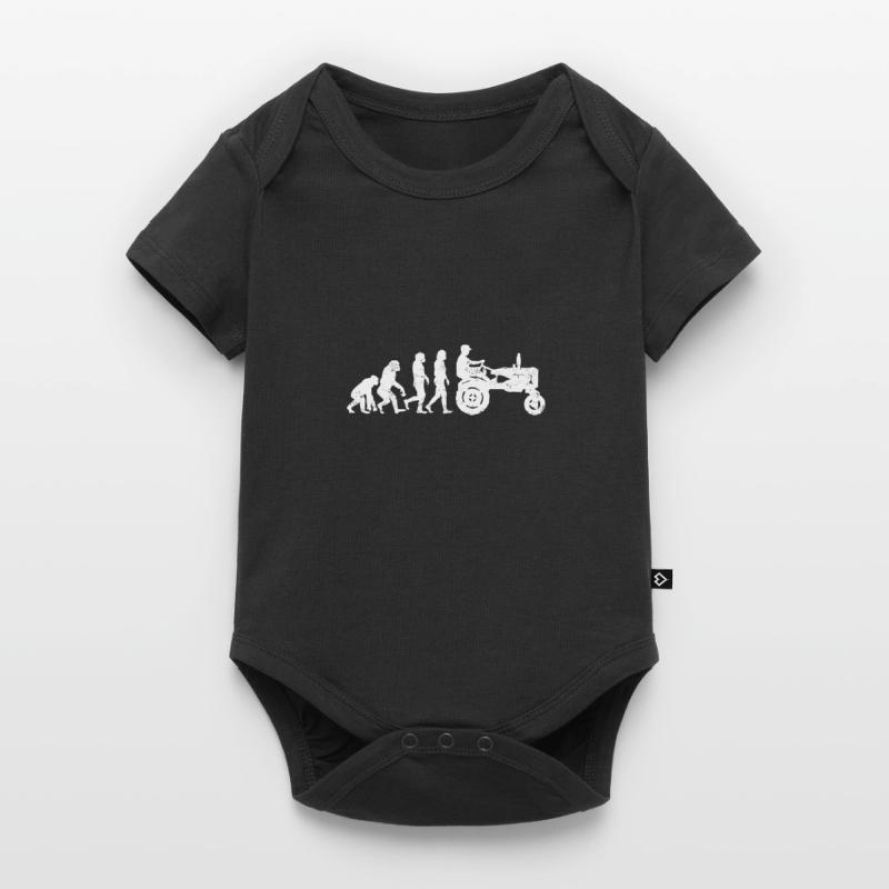 Evolution de l'évolution du tracteur Body à manches courtes Premium Bébé
