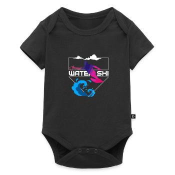Wascherschi Waterski - Baby Premium short-sleeve bodysuit - black - Front